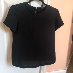 CUTE BOXY BLACK TEE